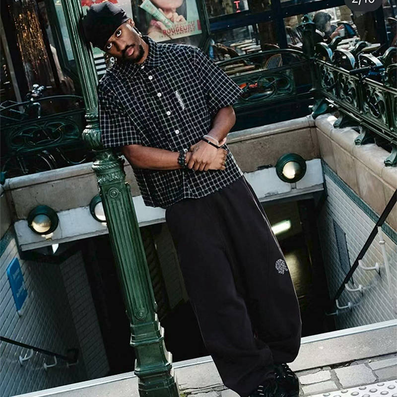 Mertra Basic Pants Black Wearing Effect