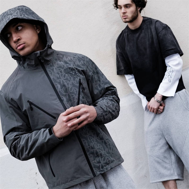 Mertra Layered Tee Washed Gray Wearing Effect