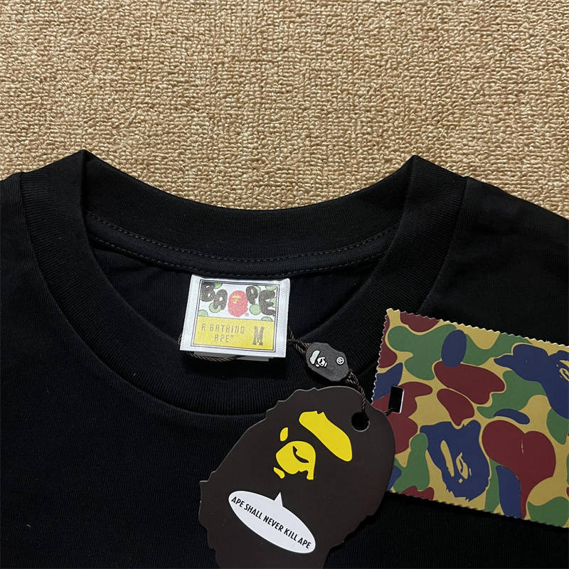 BAPE A Bathing Ape Check By Bathing Tee