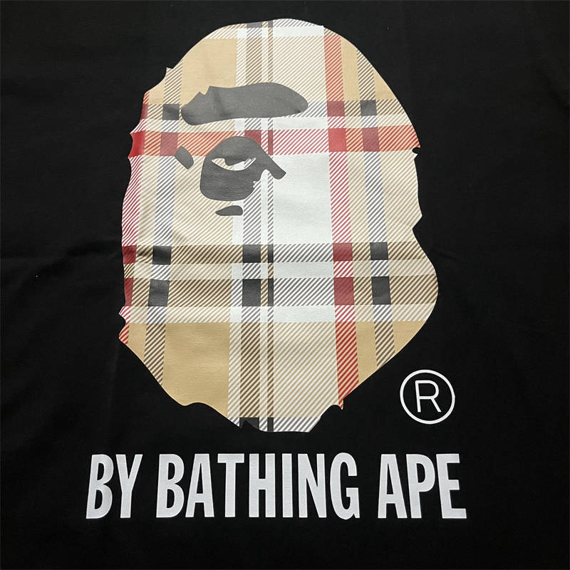 BAPE A Bathing Ape Check By Bathing Tee