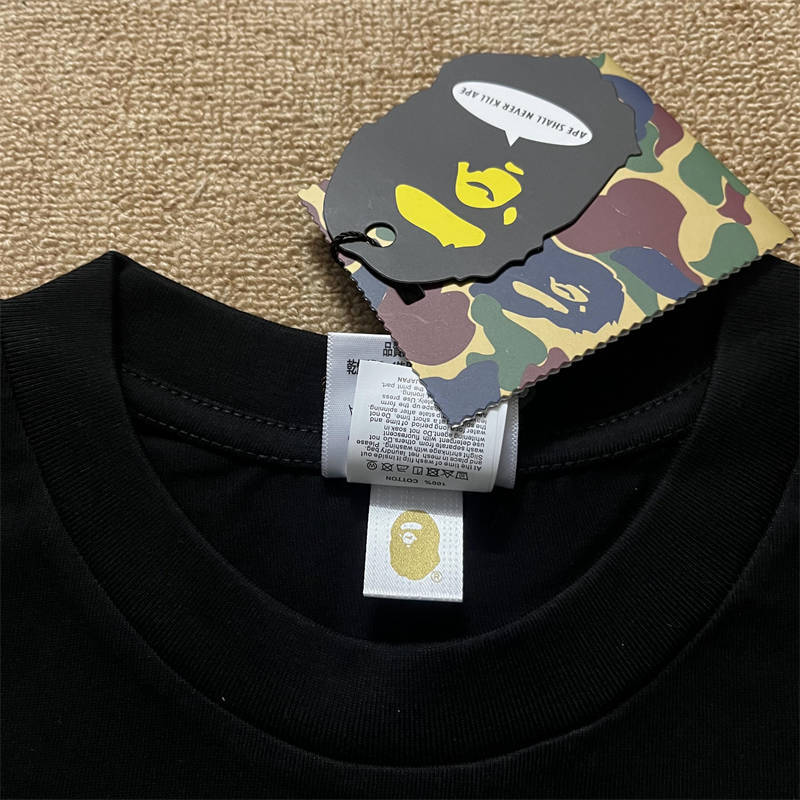 BAPE A Bathing Ape Check By Bathing Tee