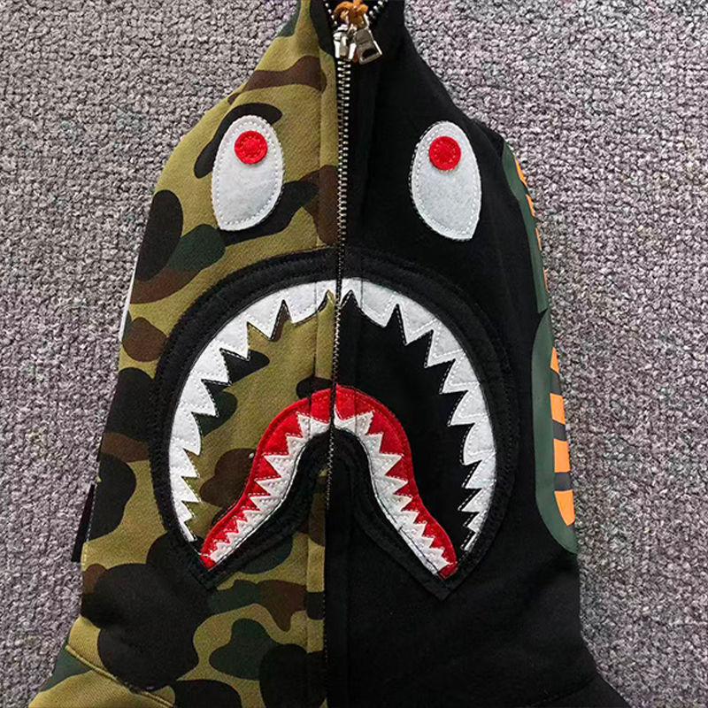 BAPE 1st Camo Half and Half Full Zip Hoodie