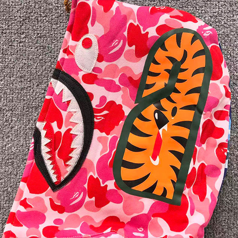 BAPE ABC Camo Crazy Shark Full Zip Hoodie