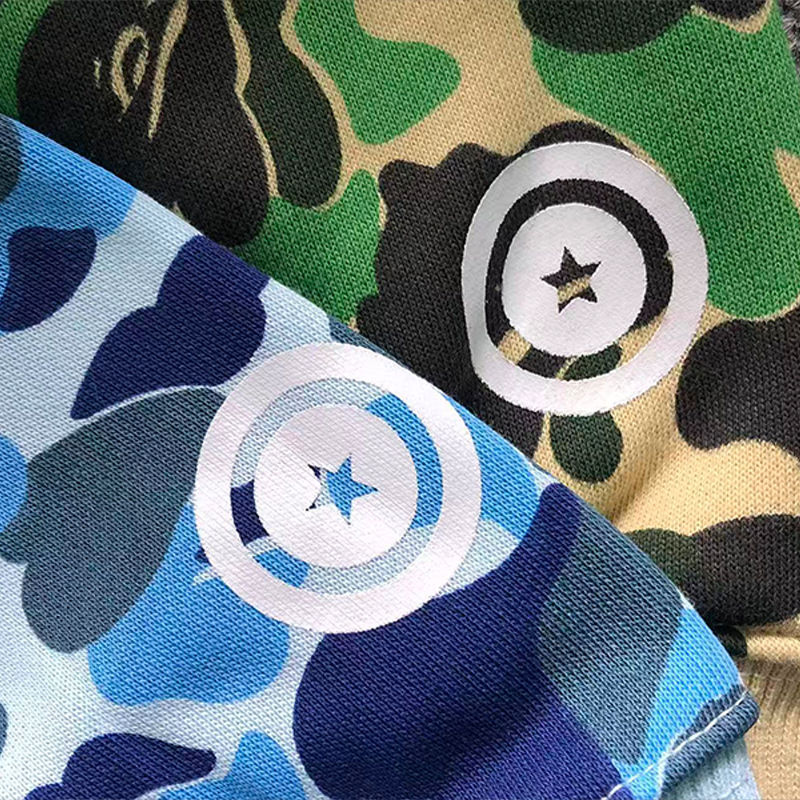 BAPE ABC Camo Crazy Shark Full Zip Hoodie