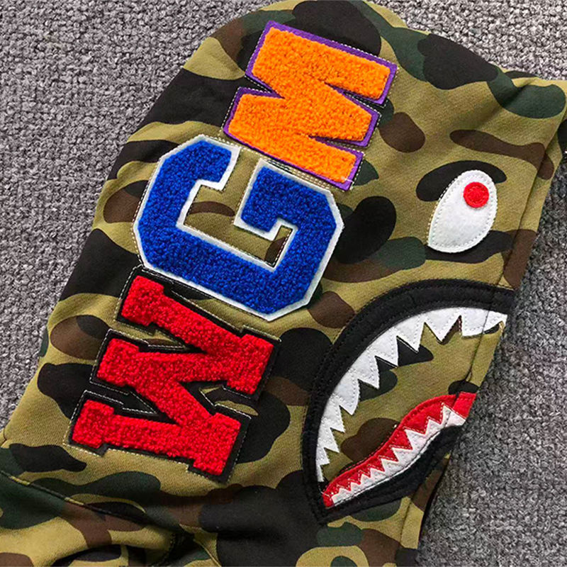 BAPE 1st Camo Half and Half Full Zip Hoodie