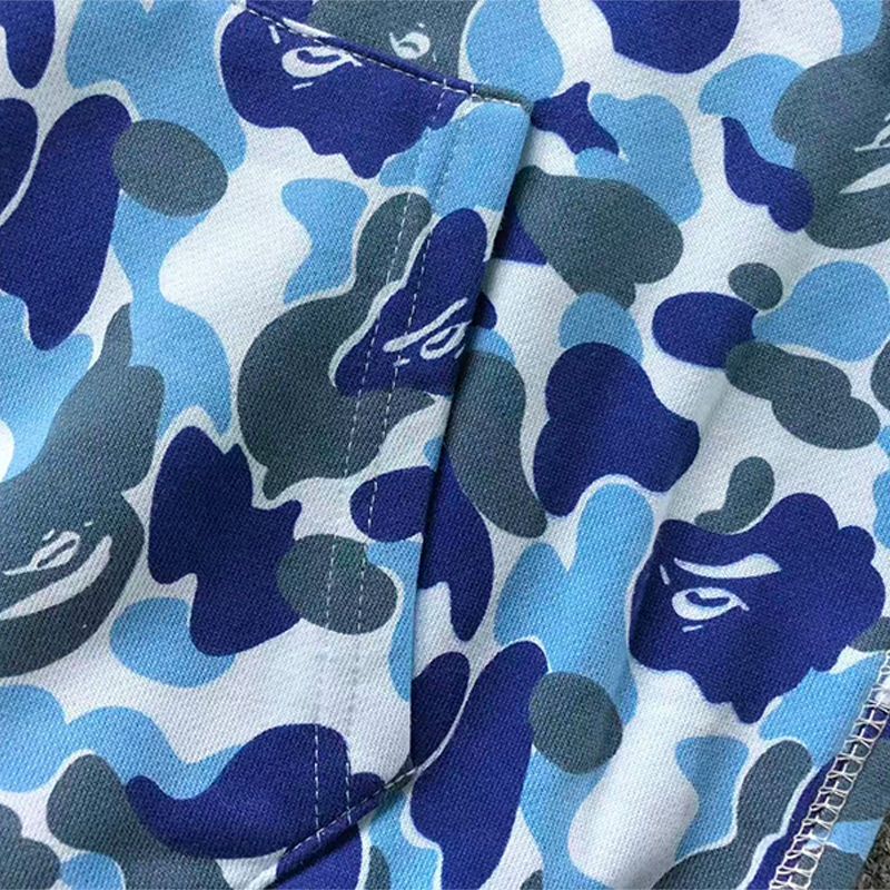 BAPE ABC Camo Crazy Shark Full Zip Hoodie