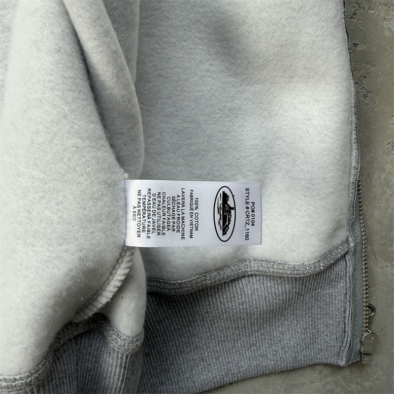 Corteiz x Denim Tears Cortears Royale Zip Hoodie and Open Hem Sweatpant