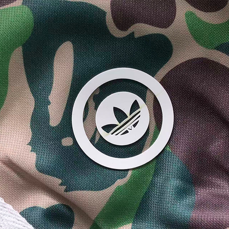 BAPE X ADIDAS Relaxed Fit Track Camo Shark Full Zip Hoodie