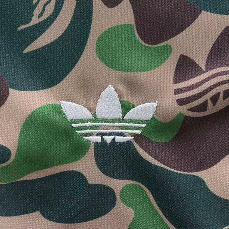 BAPE X ADIDAS Relaxed Fit Track Camo Shark Full Zip Hoodie