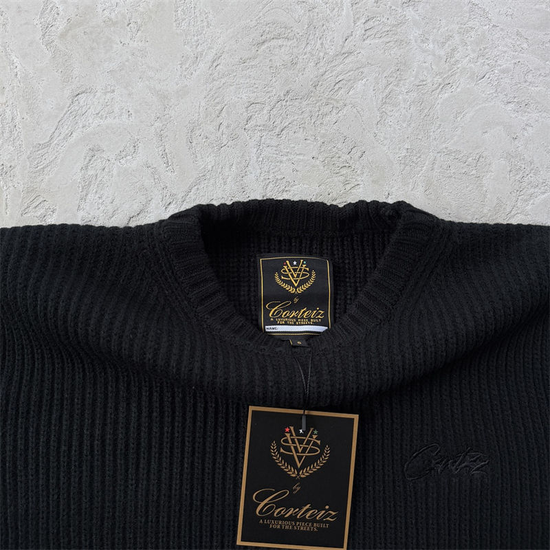 Corteiz Crochet Applique Knit Crew