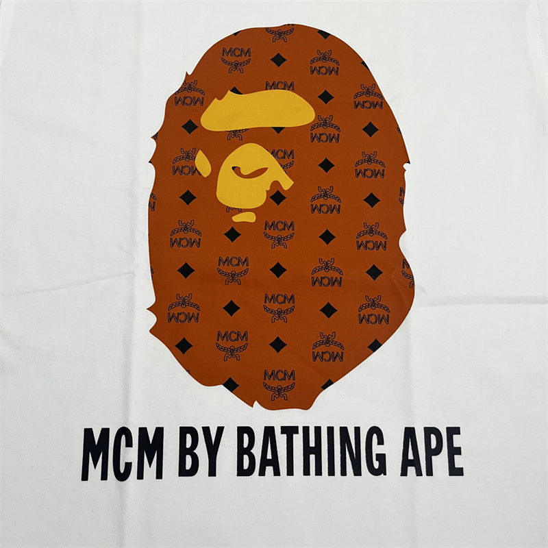 BAPE x MCM By Bathing Tee