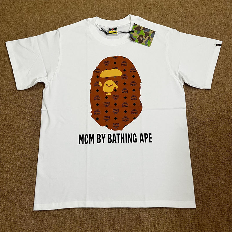 BAPE x MCM By Bathing Tee