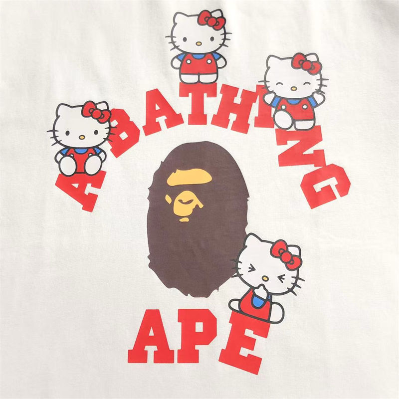 BAPE x Sanrio Characters Hello Kitty College Mini Tee
