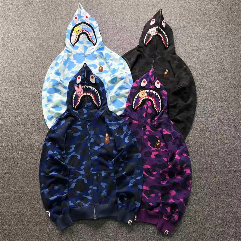 BAPE x Stray Kids Shark Full Zip Hoodie