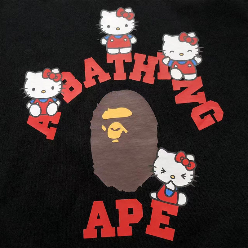 BAPE x Sanrio Characters Hello Kitty College Mini Tee