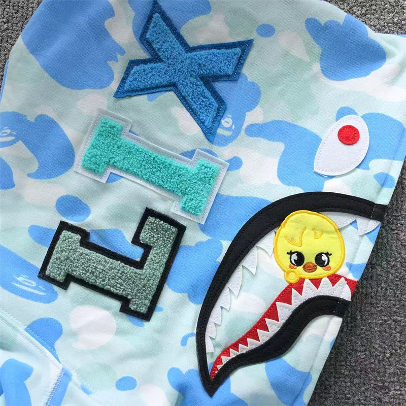 BAPE x Stray Kids Shark Full Zip Hoodie
