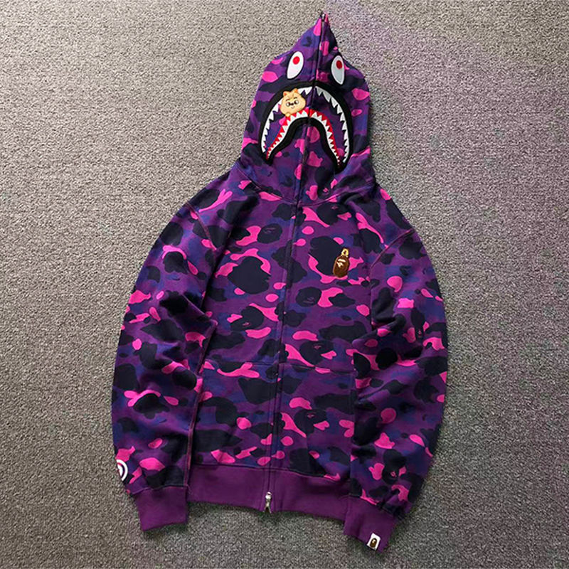 BAPE x Stray Kids Shark Full Zip Hoodie