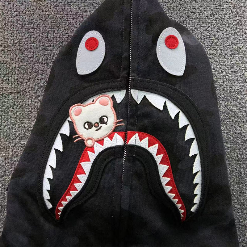 BAPE x Stray Kids Shark Full Zip Hoodie