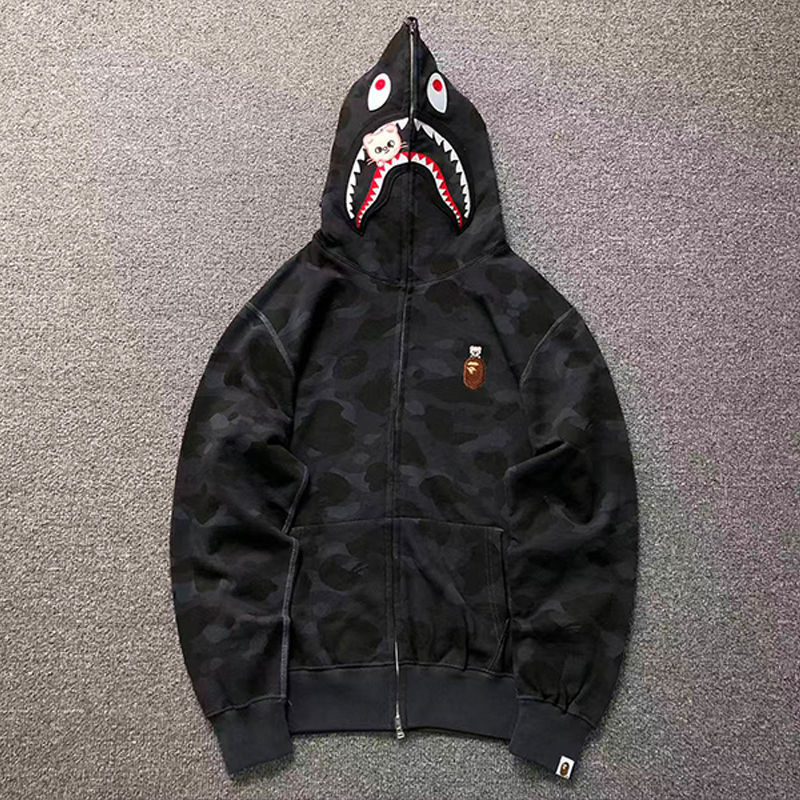 BAPE x Stray Kids Shark Full Zip Hoodie