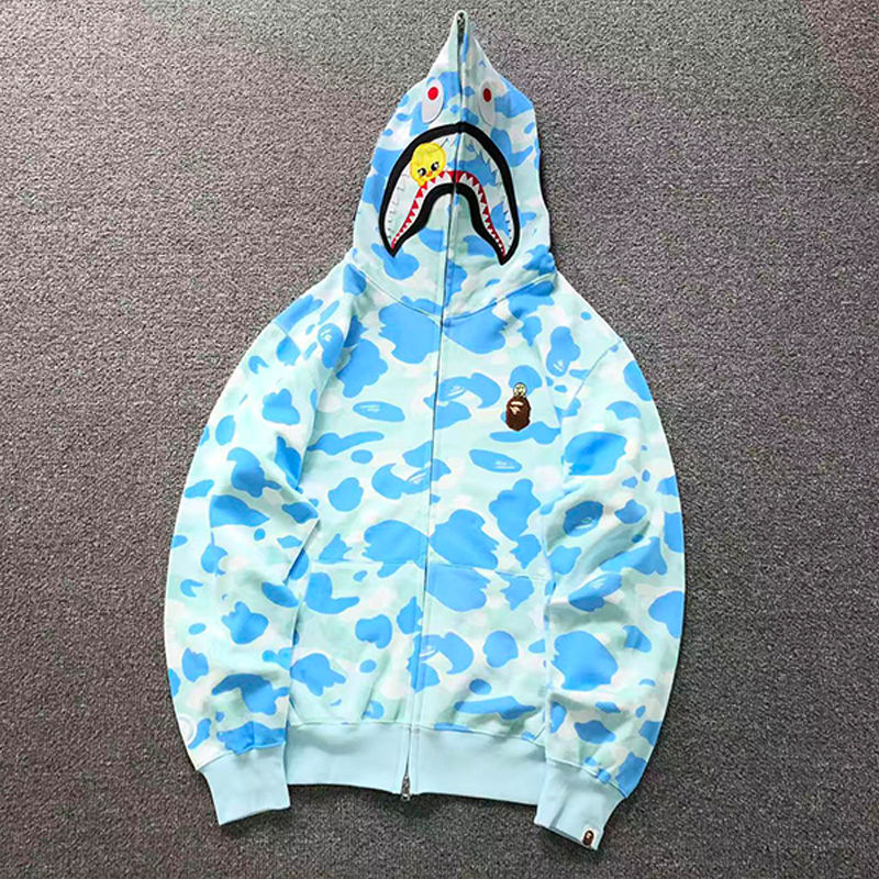 BAPE x Stray Kids Shark Full Zip Hoodie