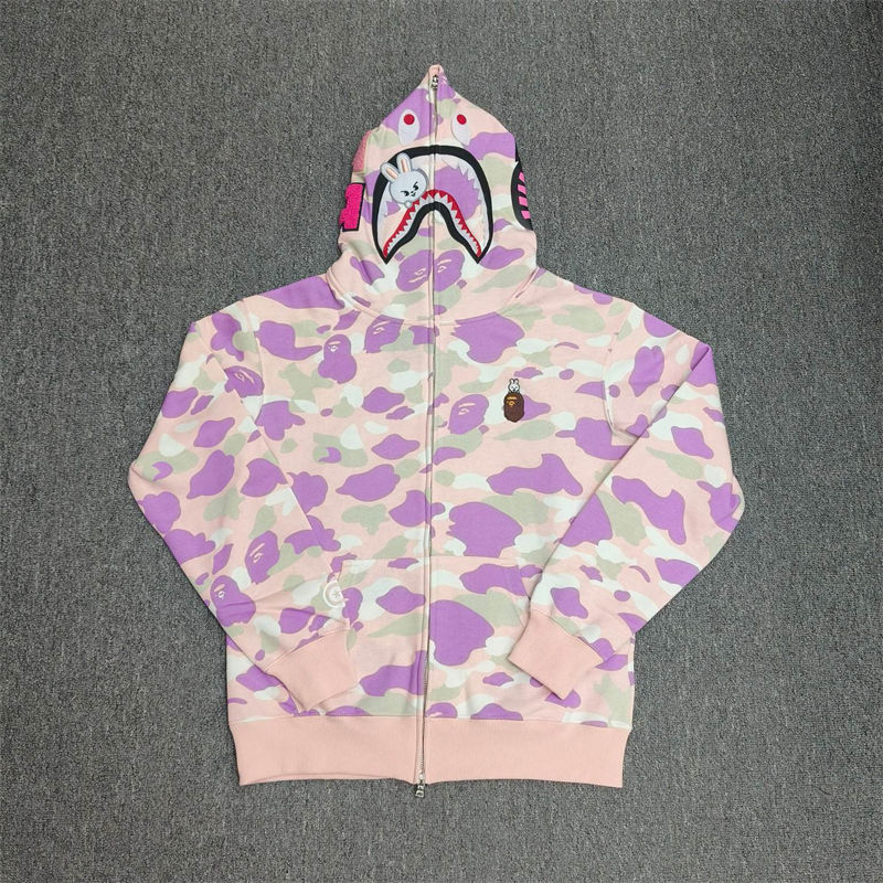 BAPE x Stray Kids Shark Full Zip Hoodie