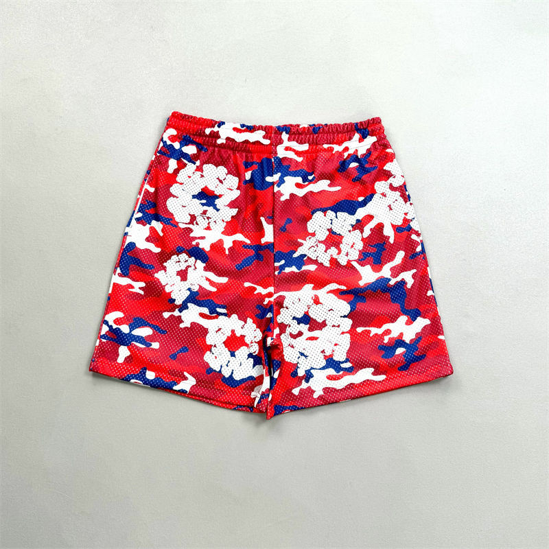 Denim Tears Camo Cotton Wreath Mesh Football Top and Shorts