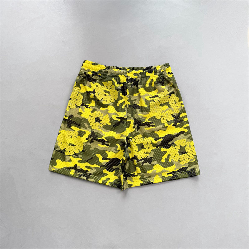 Denim Tears Camo Cotton Wreath Mesh Football Top and Shorts