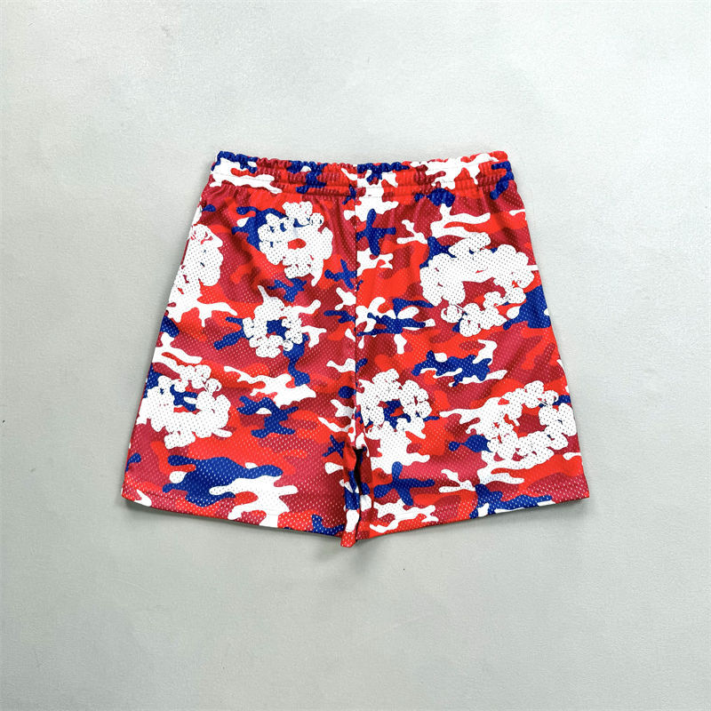 Denim Tears Camo Cotton Wreath Mesh Football Top and Shorts
