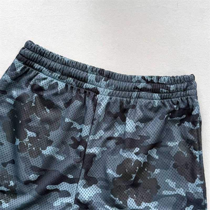 Denim Tears Camo Cotton Wreath Mesh Football Top and Shorts
