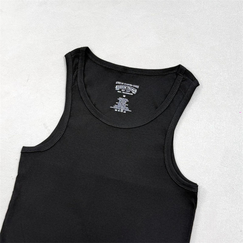 Denim Tears DT Flag Ribbed Tank Top