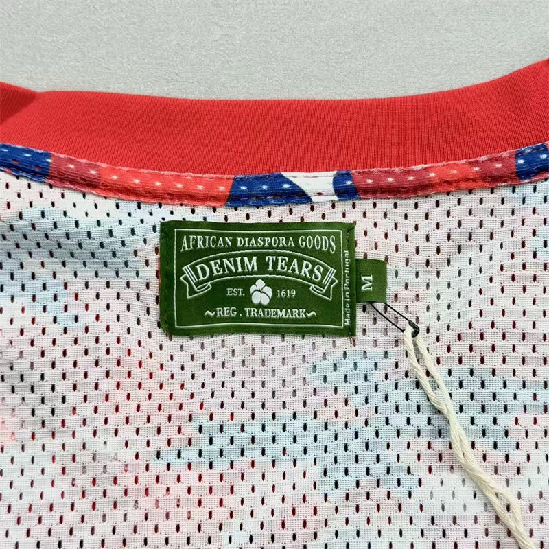 Denim Tears Camo Cotton Wreath Mesh Football Top and Shorts