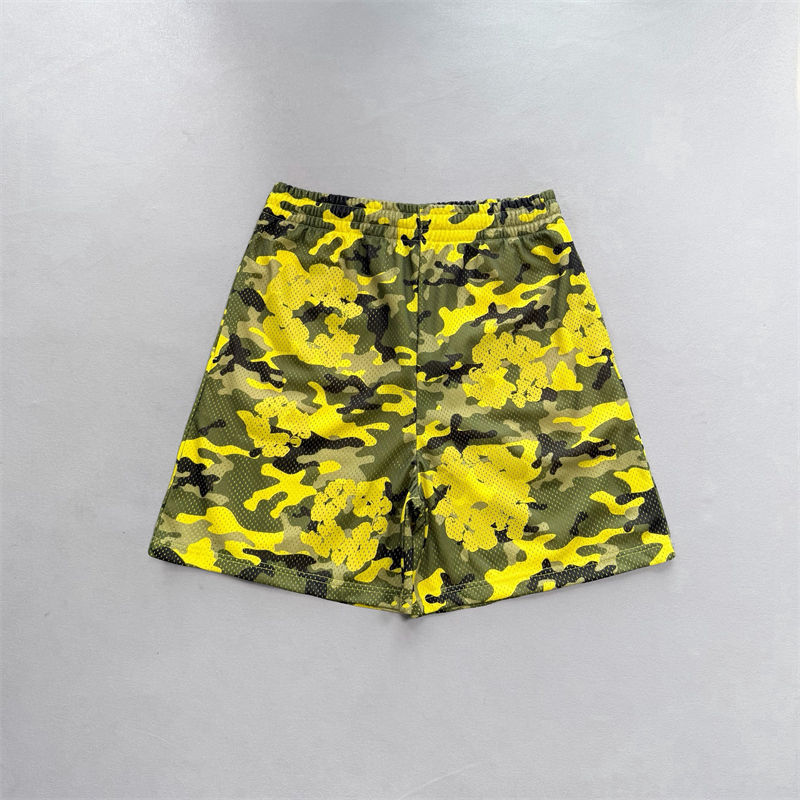Denim Tears Camo Cotton Wreath Mesh Football Top and Shorts