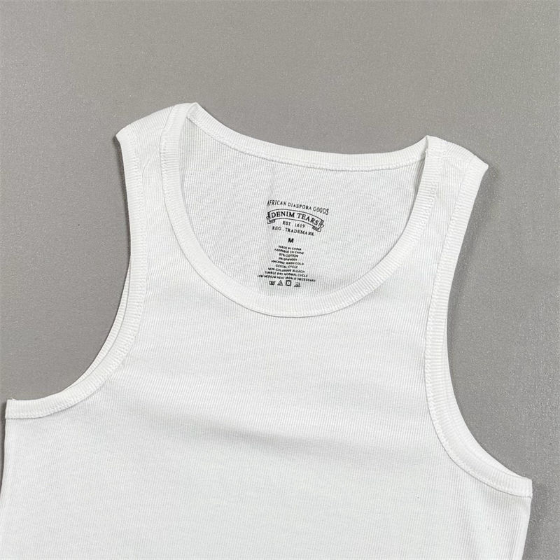 Denim Tears DT Flag Ribbed Tank Top
