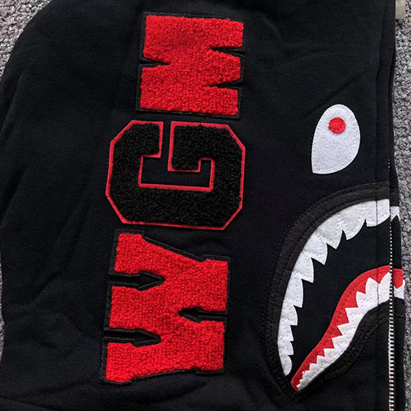 BAPE x ADIDAS Shark Fleece Full Zip Hoodie