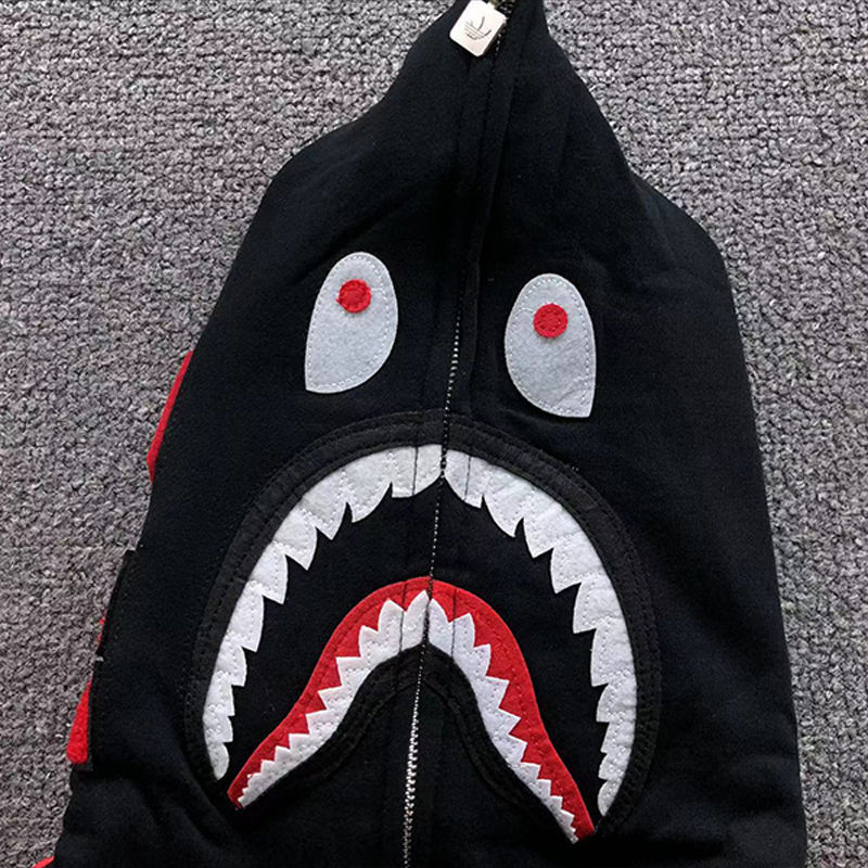 BAPE x ADIDAS Shark Fleece Full Zip Hoodie