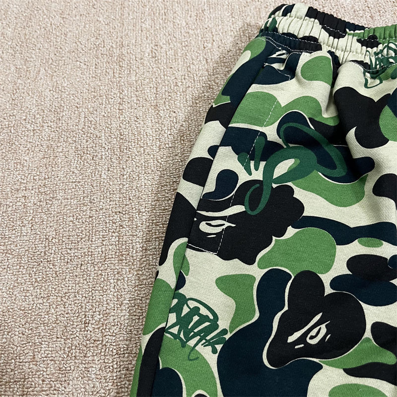 Syna World X BAPE Spotify by Central Cee Shark Full Zip Hoodie and Camo Relaxed Fit Sweatpants