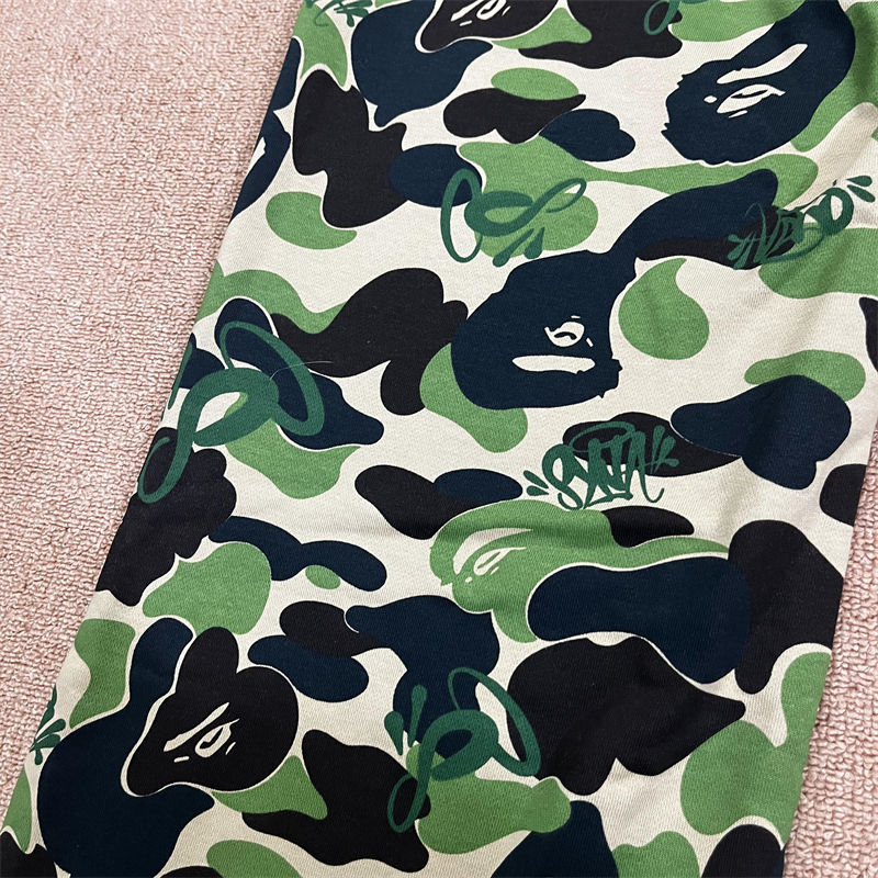 Syna World X BAPE Spotify by Central Cee Shark Full Zip Hoodie and Camo Relaxed Fit Sweatpants