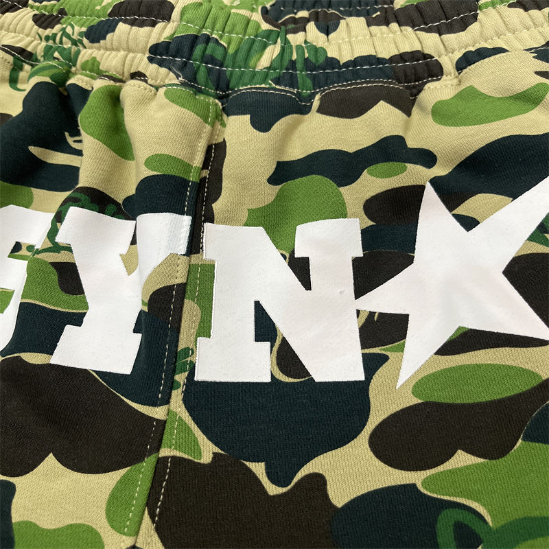 Syna World X BAPE Spotify by Central Cee Shark Full Zip Hoodie and Camo Relaxed Fit Sweatpants
