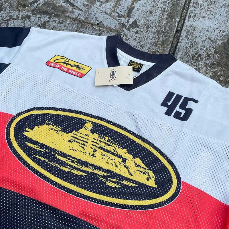 Corteiz Jersey Football V-Neck Tee