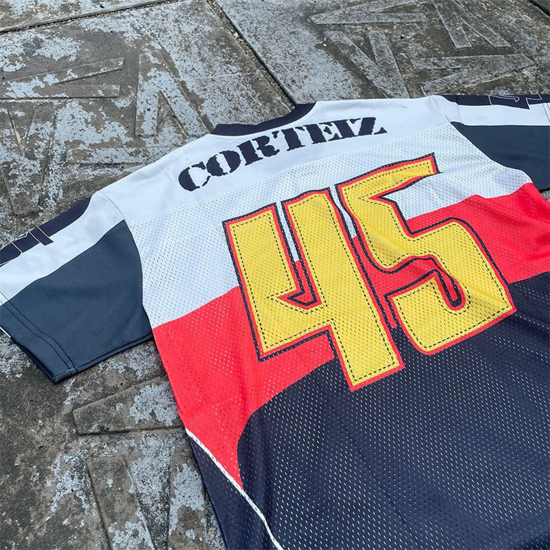 Corteiz Jersey Football V-Neck Tee