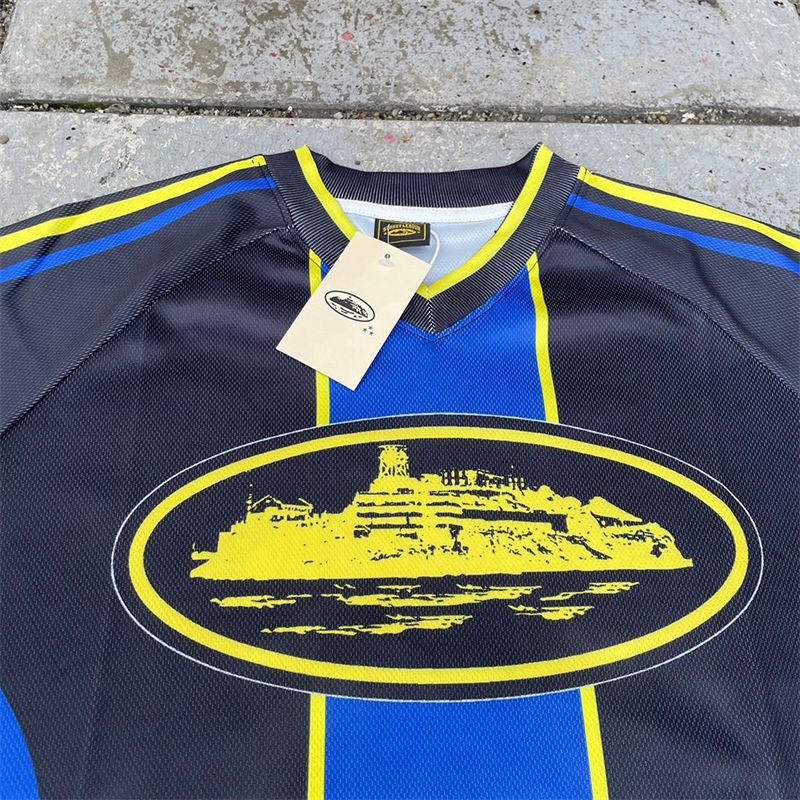 Corteiz Jersey Football V-Neck Tee