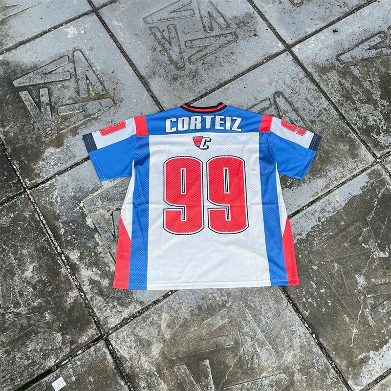 Corteiz Jersey Football V-Neck Tee