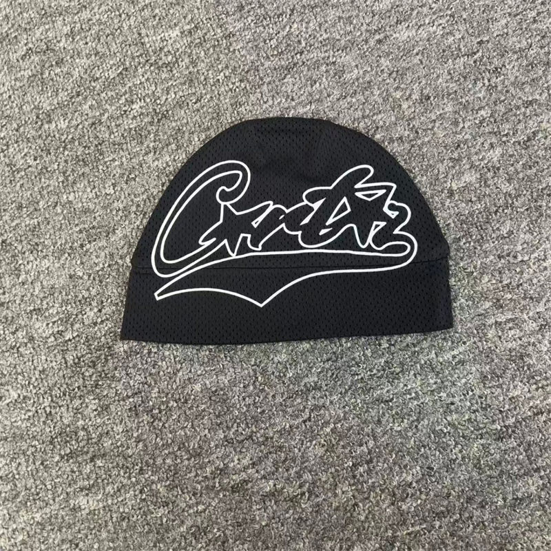 Black knit beanie alternate product view