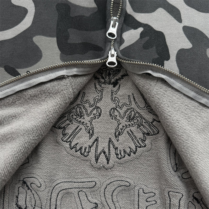 Corteiz Diplomatic Zip Hoodie and Open Hem Sweatpant