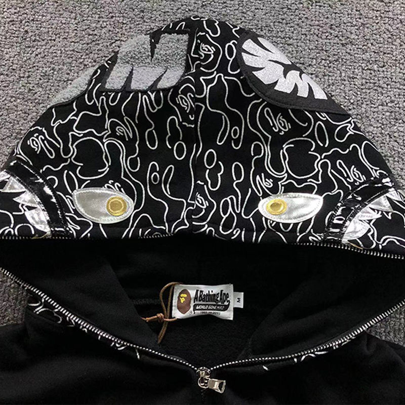 BAPE x Hajime Sorayama Shark Full Zip Hoodie