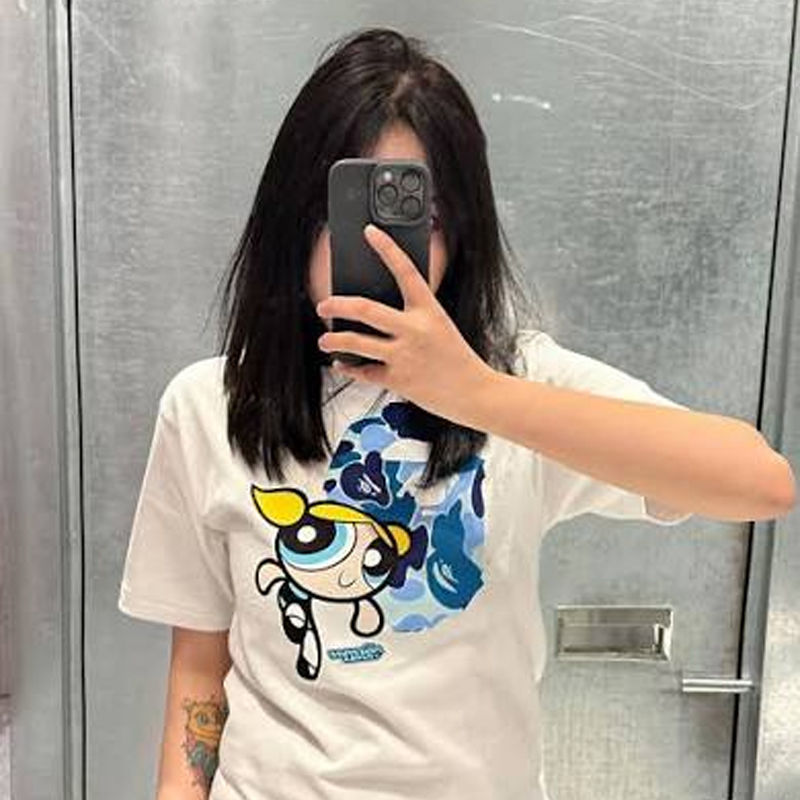 BAPE x Power Puff Girls Ape Head Bubbles Tee