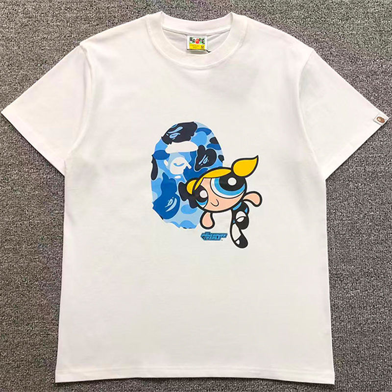 BAPE x Power Puff Girls Ape Head Tee