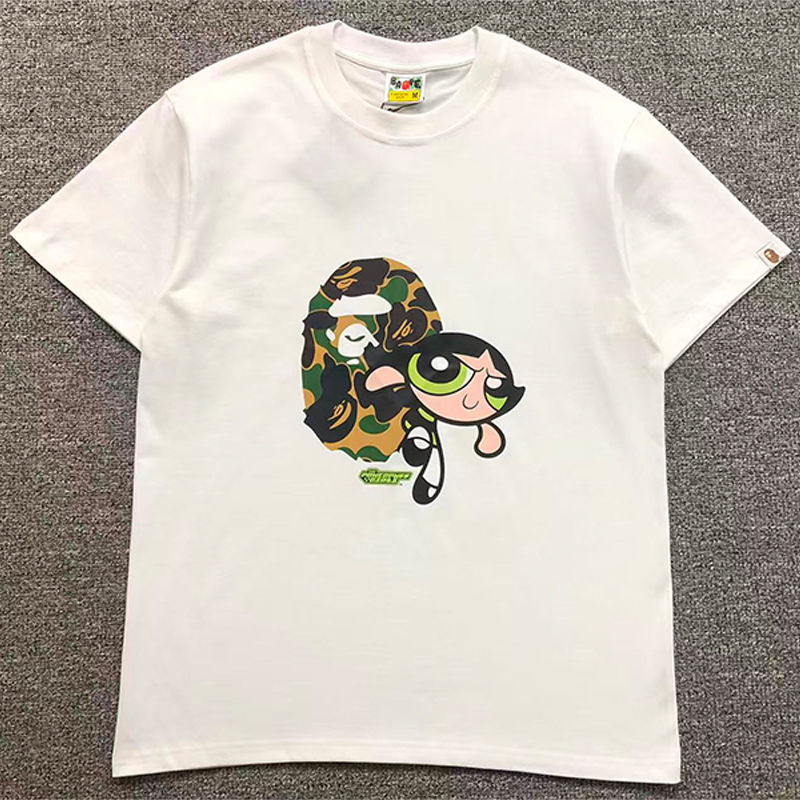BAPE x Power Puff Girls Ape Head Tee