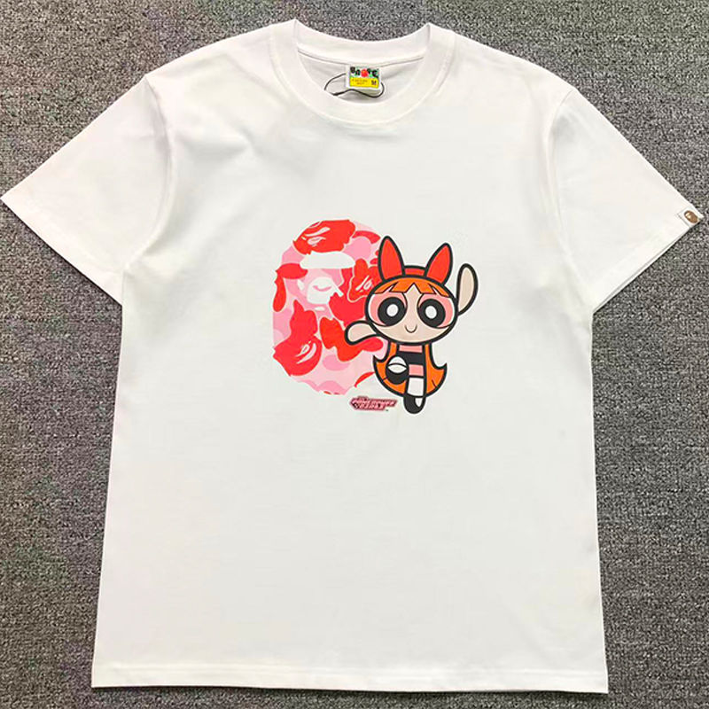 BAPE x Power Puff Girls Ape Head Tee