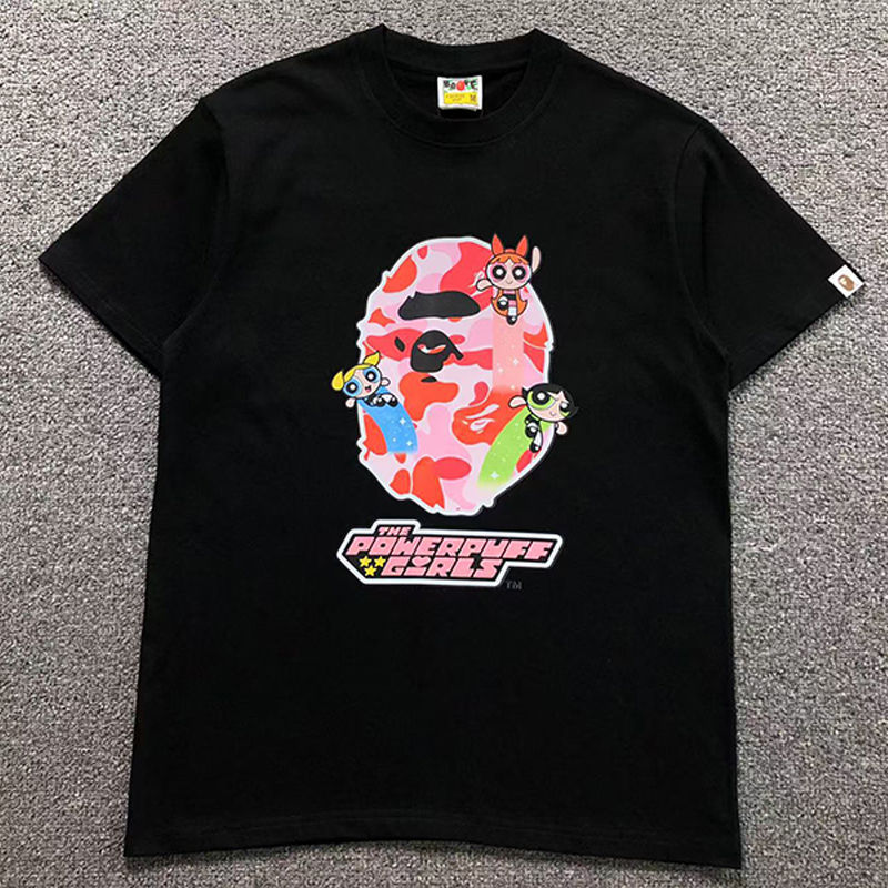 BAPE x Power Puff Girls Ape Head Tee